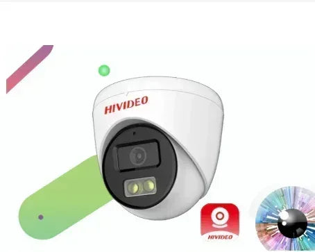 HiVideo Plastic IR Dome Network Camera 2.0MP Guards On Duty Security