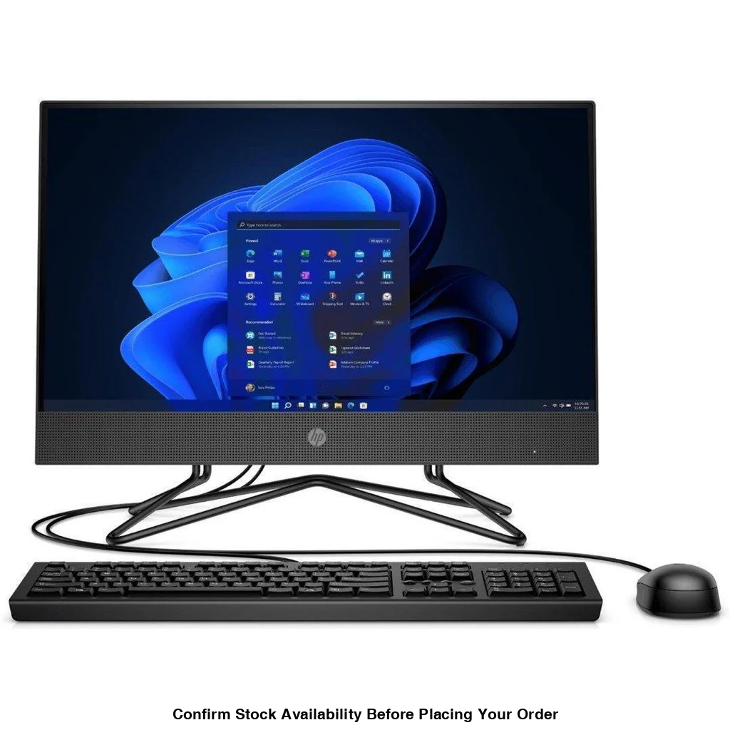HP 200G422AIOBU-I3-1215UIDS / 21.5 INCH AG FHD (1920X1080) LED UWVA 250 LCD PANEL / 8GB DDR4 / 512GB SSD / WINDOWS 11 PRO / DVD-WR FOR GMLR / 1 YEAR WARRANTY / 125 BLACK KEYBOARD / 125MOUSE / REALTEK 8821CE AC 1X1 BLUETOOTH 4.2 LE WW WLAN / RTF CARD / IRO - Guards On Duty Shop