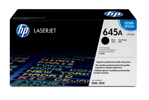 HP 645A CLJ 5500 BLACK PRINT CARTRIDGE - Guards On Duty Shop