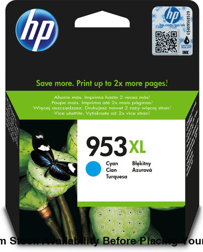 HP 953XL HIGH YIELD CYAN ORIGINAL INK CARTRIDGE - Guards On Duty Shop