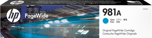 HP 981A CYAN ORIGINAL PAGEWIDE CARTRIDGE - Guards On Duty Shop
