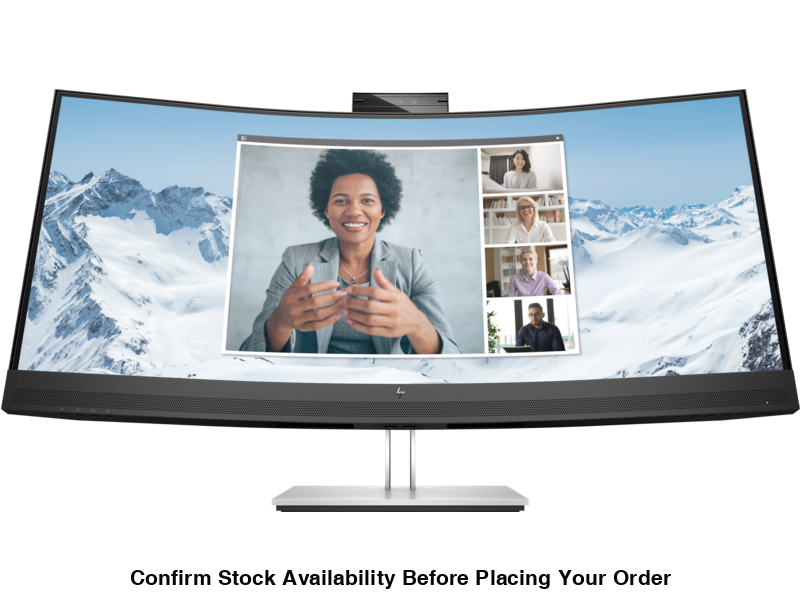 HP E34M G4 WQHD (3440 X1440) CURVED USB-C CONFERENCING MONITOR / USB-A / RJ-45 / HDMI / DISPLAY PORT - Guards On Duty Shop