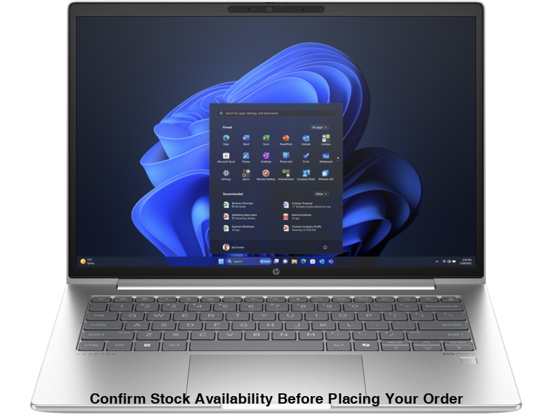 HP PROBOOK 440 14" G11 NOTEBOOK PC / HP IDS UMA U5-125U TI PD IC 440 G11 BASE NB PC / 14.0" AG WUXGA (1920X1200) LED UWVA 300 FFHDC 60HZ BNT LCD PANEL / 512GB PCIE NVME VALUE SOLID STATE DRIVE / 16GB DDR5 5600 SODIMM MEMORY / WINDOWS 11 PRO 64 / CLICKPAD - Guards On Duty Shop