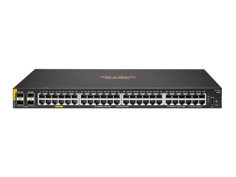 HPE ARUBA NETWORKING 6000 48G 4SFP MANAGED POE SWITCH - Guards On Duty Shop