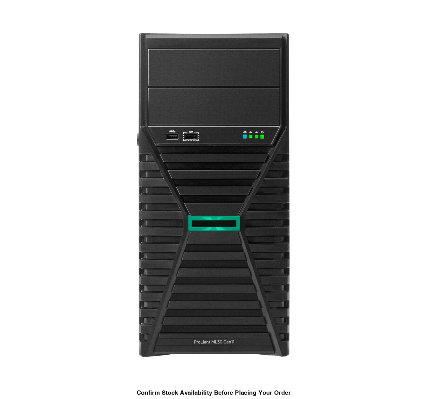 HPE PROLIANT ML30 GEN11 E-2434 3.4GHZ 4-CORE 1P 16GB-U 8SFF 500W PS EMEA SERVER - Guards On Duty Shop