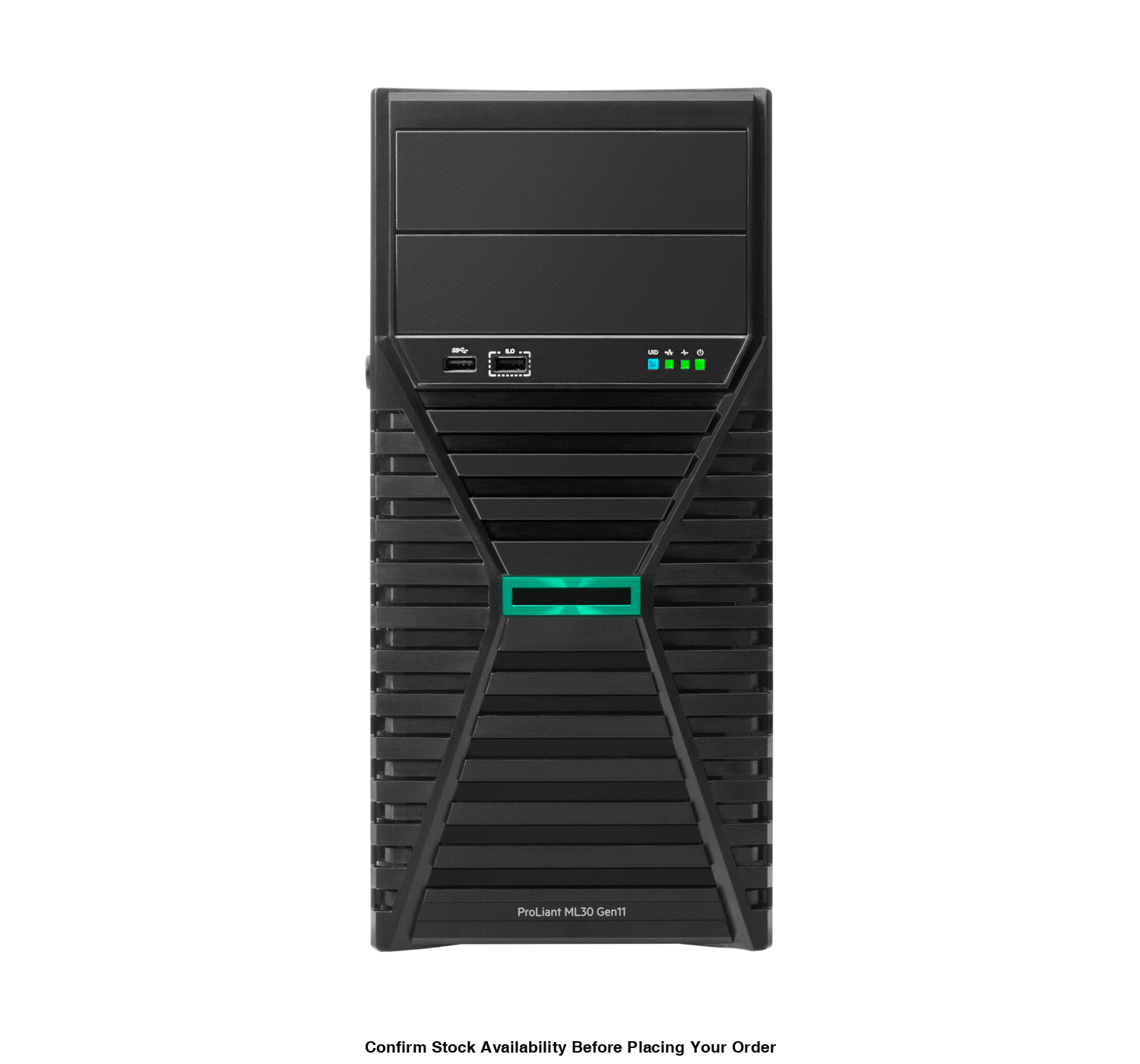 HPE PROLIANT ML30 GEN11 E-2434 3.4GHZ 4-CORE 1P 16GB-U 8SFF 500W PS EMEA SERVER - Guards On Duty Shop