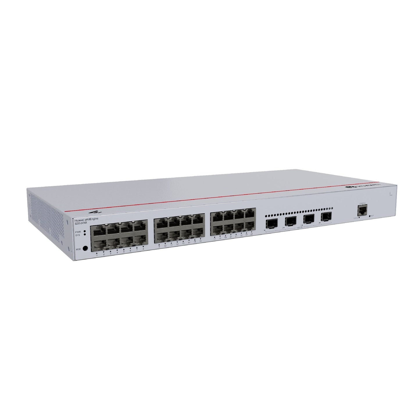 Huawei S220-24T4X Layer 2 Managed Switch, 24 x 10/100/1000BASE-T ports, 4 x 10GE SFP+ ports