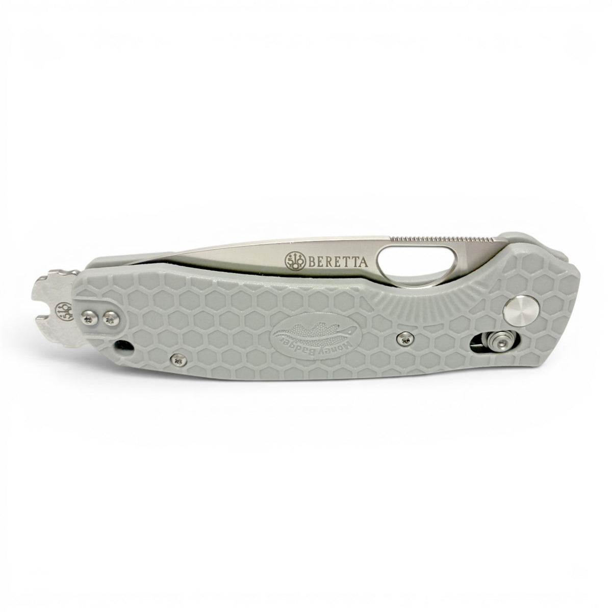 Beretta x Honey Badger Cross-Bolt Drop-Point - Med/Large - Grey