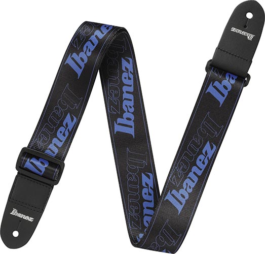Ibanez Logo Guitar Strap (GSD50-BL)