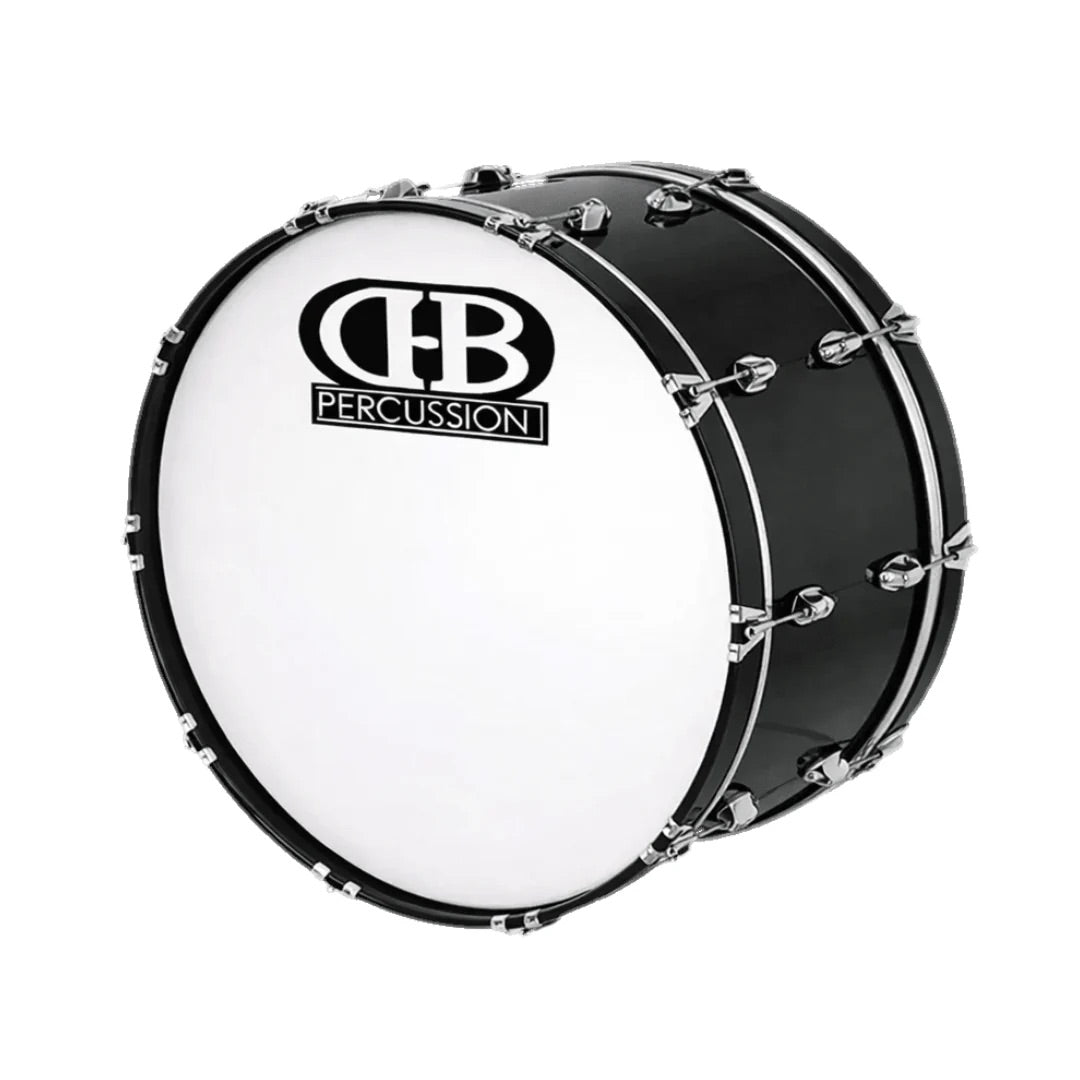 DB Percussion DMB261012DI 26? Marching Bass Drum 12 Lug - Black (DMB261012D1-BK)