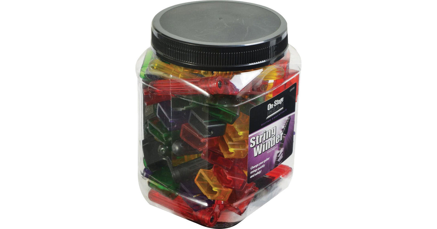 On Stage GSW500PK Guitar String Winder P.O.P. Pack (GSW500PK)