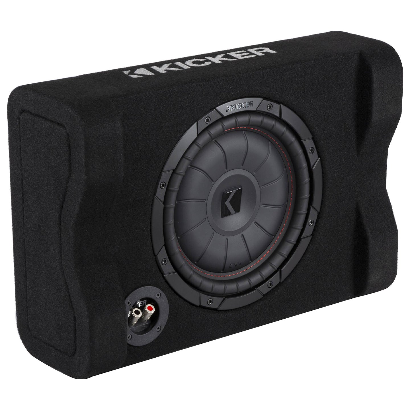 Kicker 48CVTDF122 Down-Firing 12 Inches CompVT 2-Ohm Enclosure (48CVTDF122)