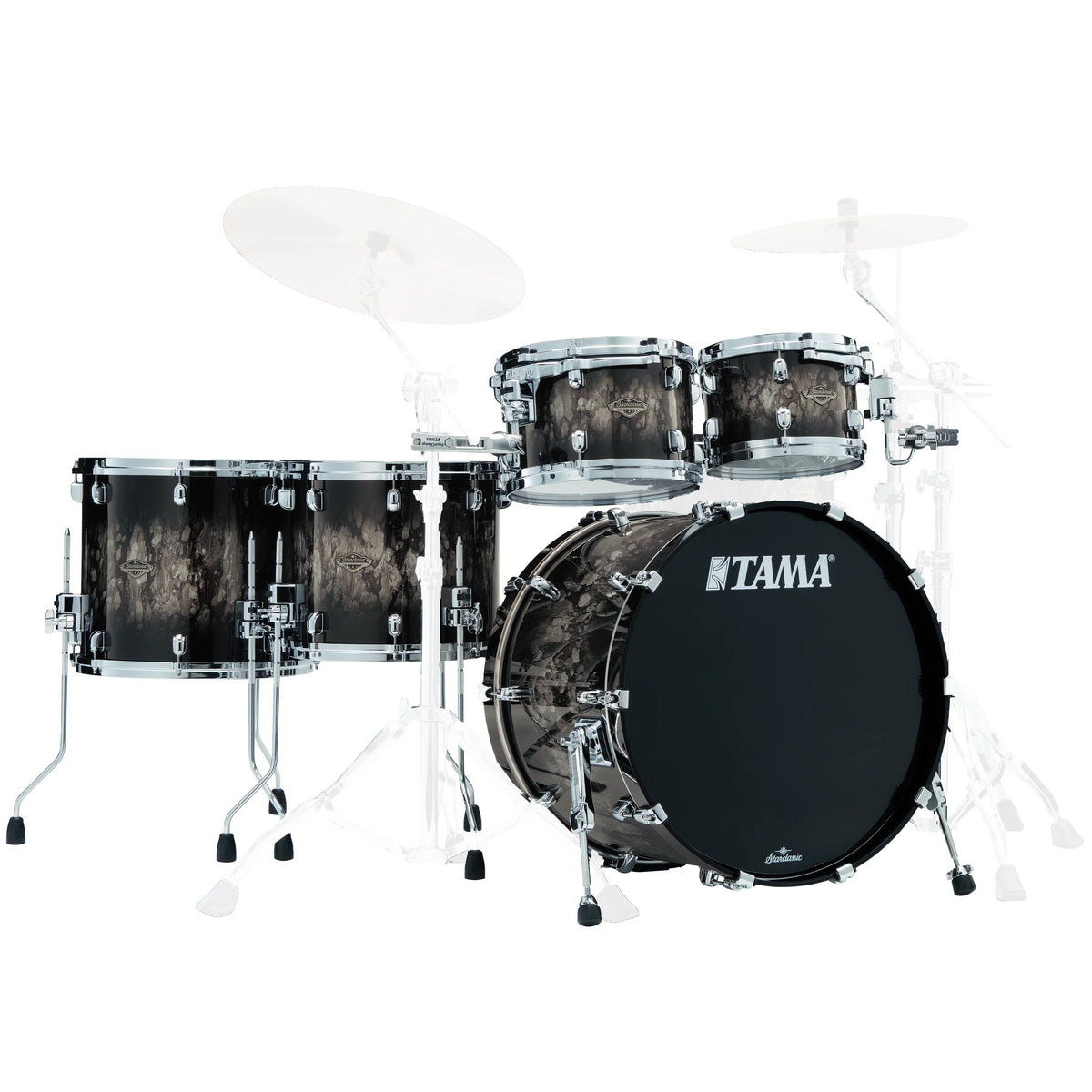 Tama Starclassic Walnut Birch 5 Piece Drumkit Shell Pack (No Snare No Hardware) (WBS52RZS-MPB)