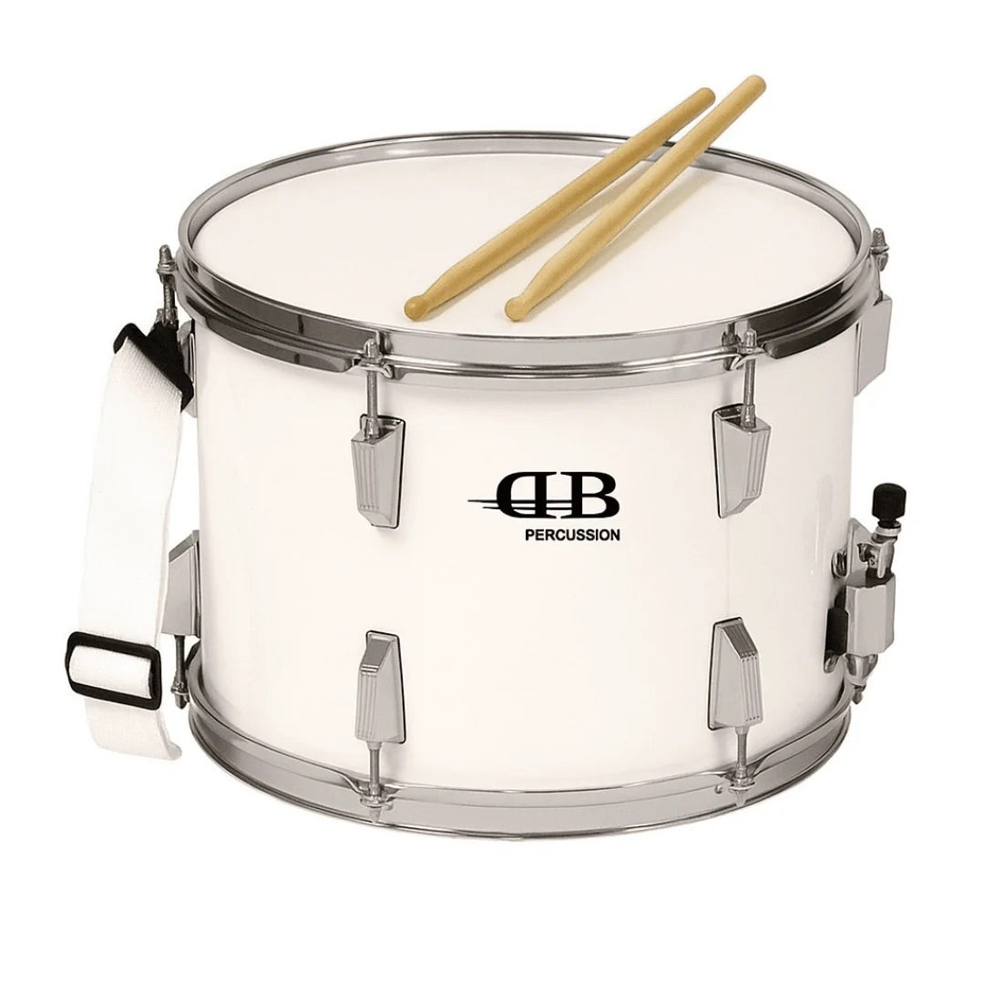 DB Percussion DMS141012DI Marching Snare Drum 12 Lug - White (DMS141012D1-WH)