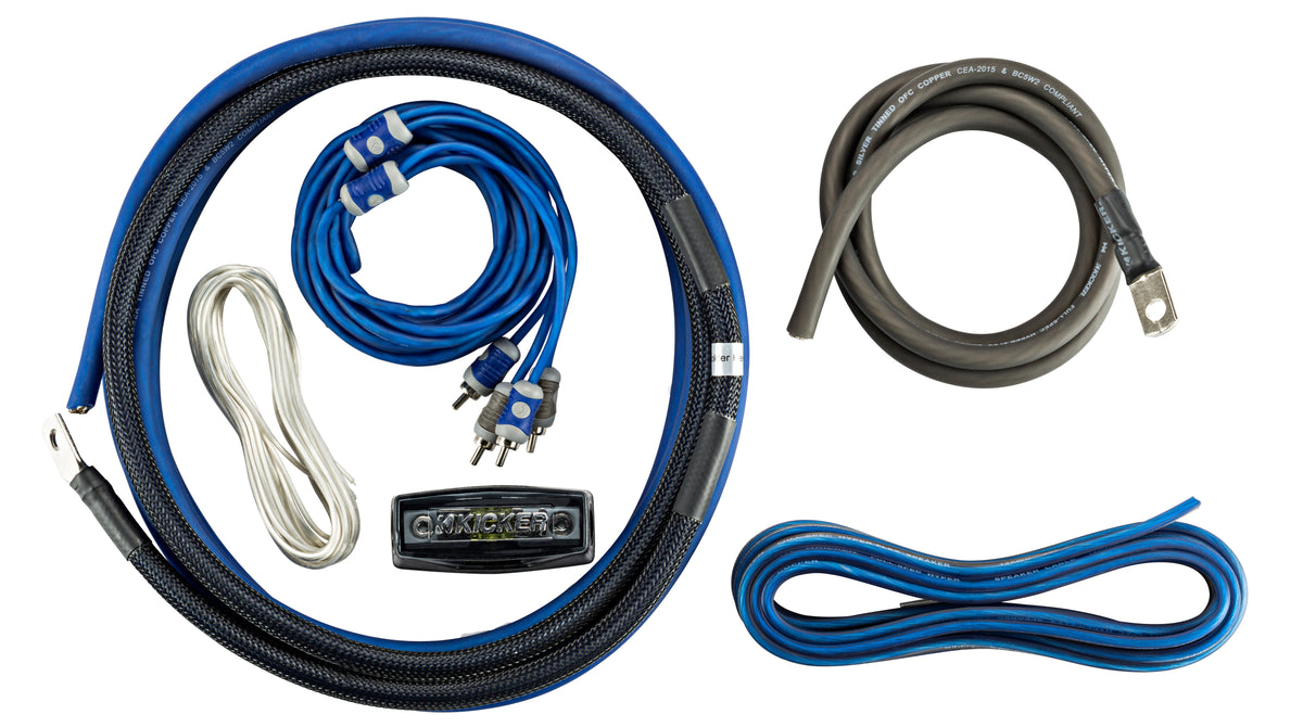 46CK4- Kicker 46CK4 4AWG Amp Kit (46CK4)