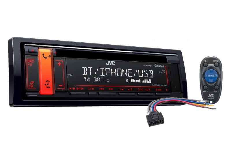 HD-JVC Radio CD USB BT + Harness (KPE-KDR891)