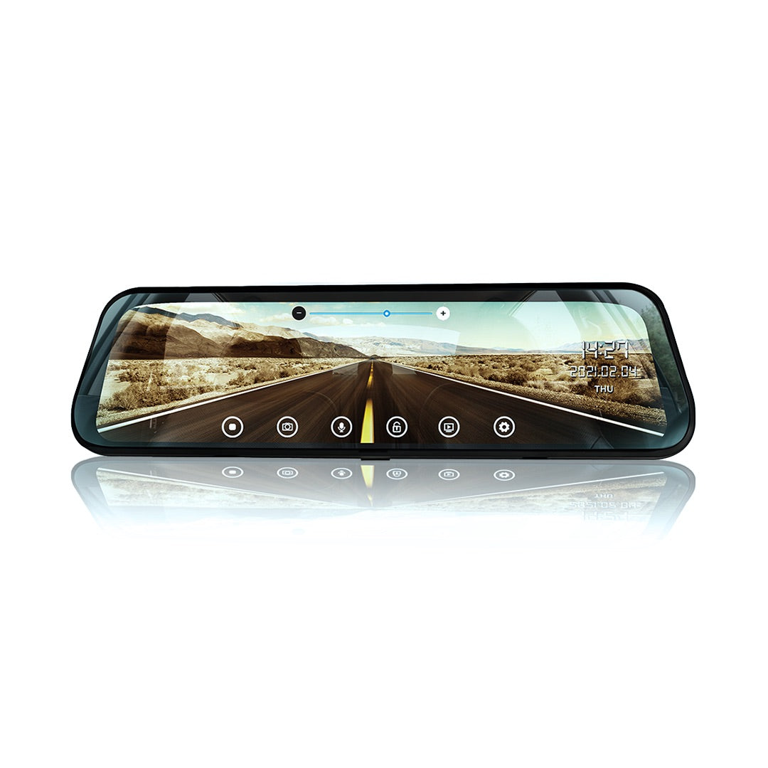 OneX Braket Mount Smart Mirror DVR WIFI. 4K Camera (OX-4991DVR)
