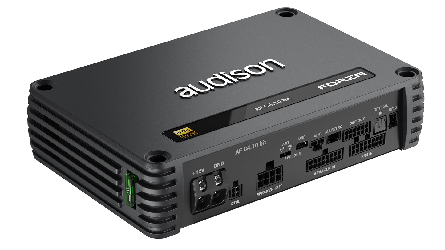 Audison - AF C4.10 bit - 4CH AMPLIFIER WITH DSP 4x150W (66755115)