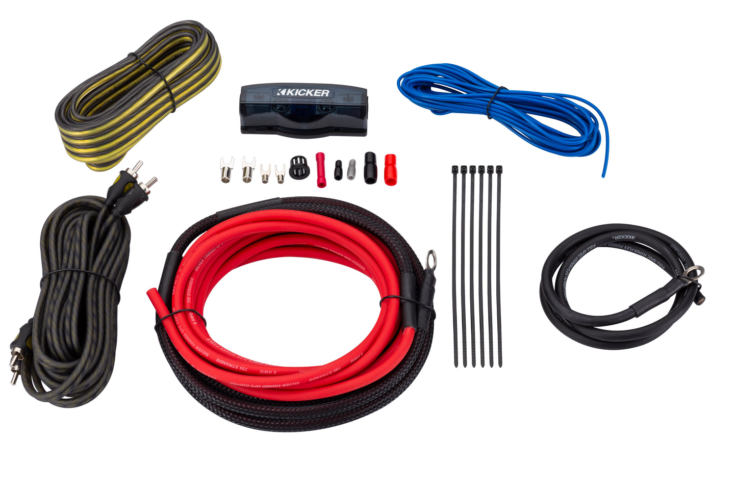 47VK8- VK8 8AWG AMP KIT w/2CH INTERC (47VK8)