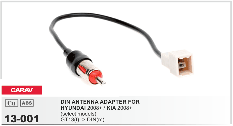 Antenna Adaptor Kia/Hyundai to Bullet {11-58} (90013001)