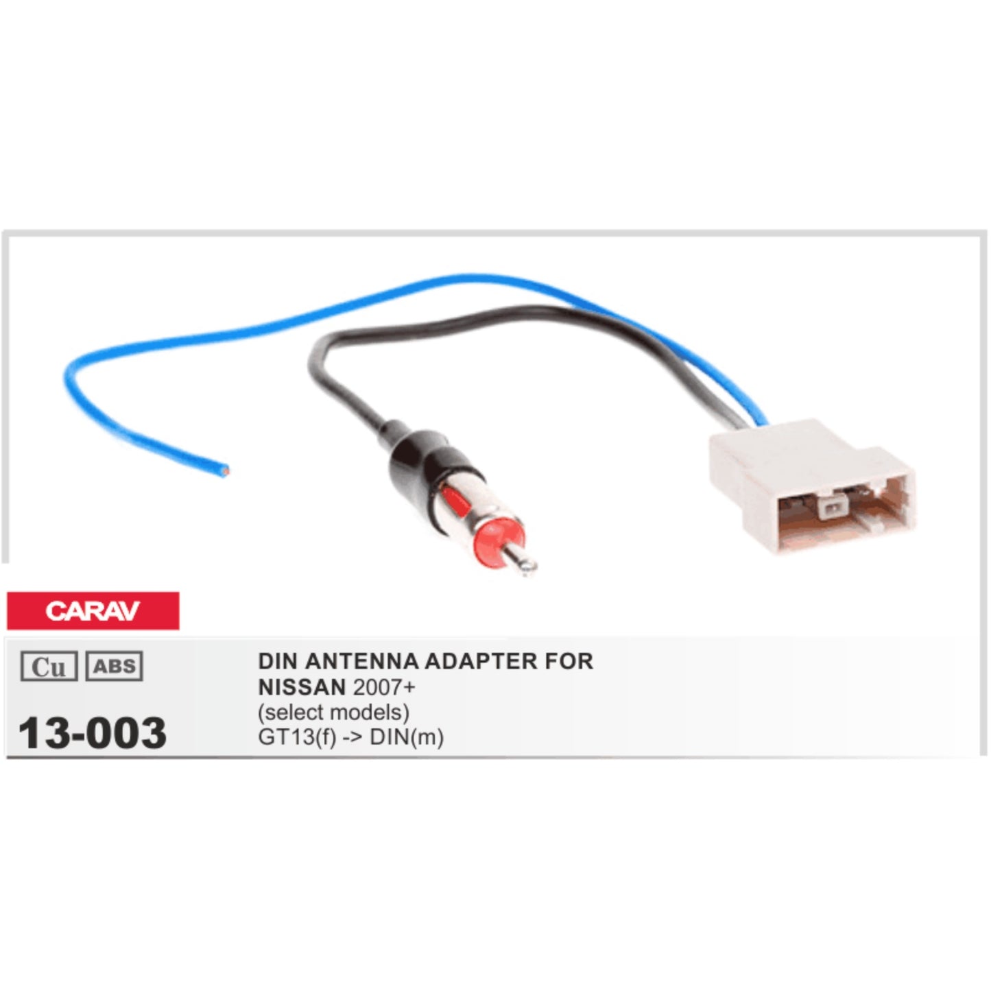 Antenna Adaptor Nissan 07+ to Bullet {11-74} (90013003)