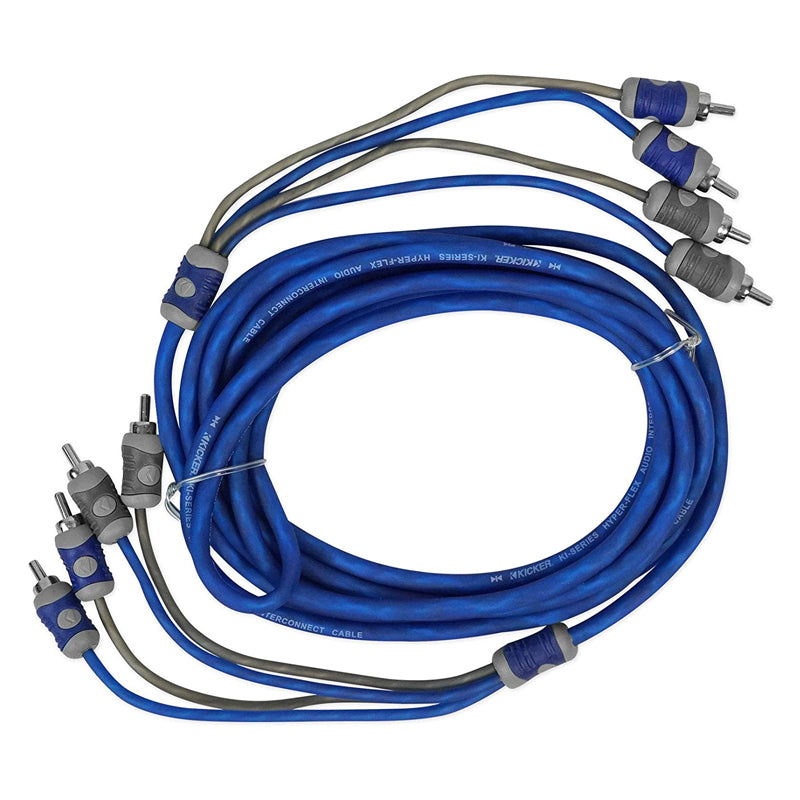 Kicker 46KI44 4ch RCA Interconnect (46KI44)