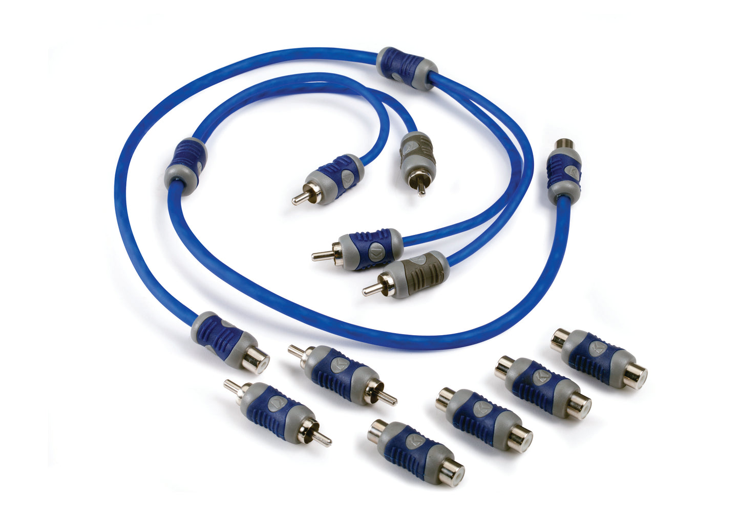 46KIYFM- KICKER 46KIYFM Car Audio Amp Female Male RCA Y Adapter + Barrel Connectors KIYFM (46KIYFM)