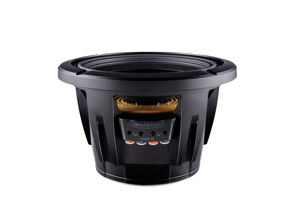Alpine R2-W10D4 10-inch 4-Ohm Subwoofer (R2-W10D4)
