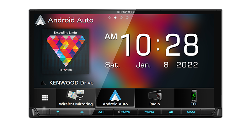 Kenwood DMX8521S 7-Inch Multimedia Receiver with Wireless CarPlay & Android Auto