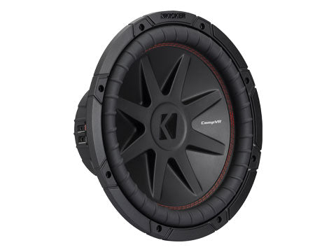 Kicker 52CVR124 CompVR 12Inches Subwoofer 4-OHM DVC (52CVR124)