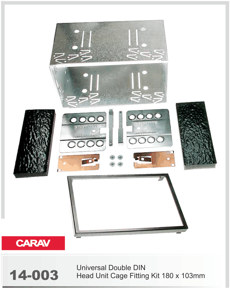 90014003- 2-Din Universal Cage Kit 180x103mm (90014003)