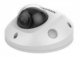 Hikvision 4 MP Acusense Built-in Mic Fixed Mini Dome Network Camera Guards On Duty Security