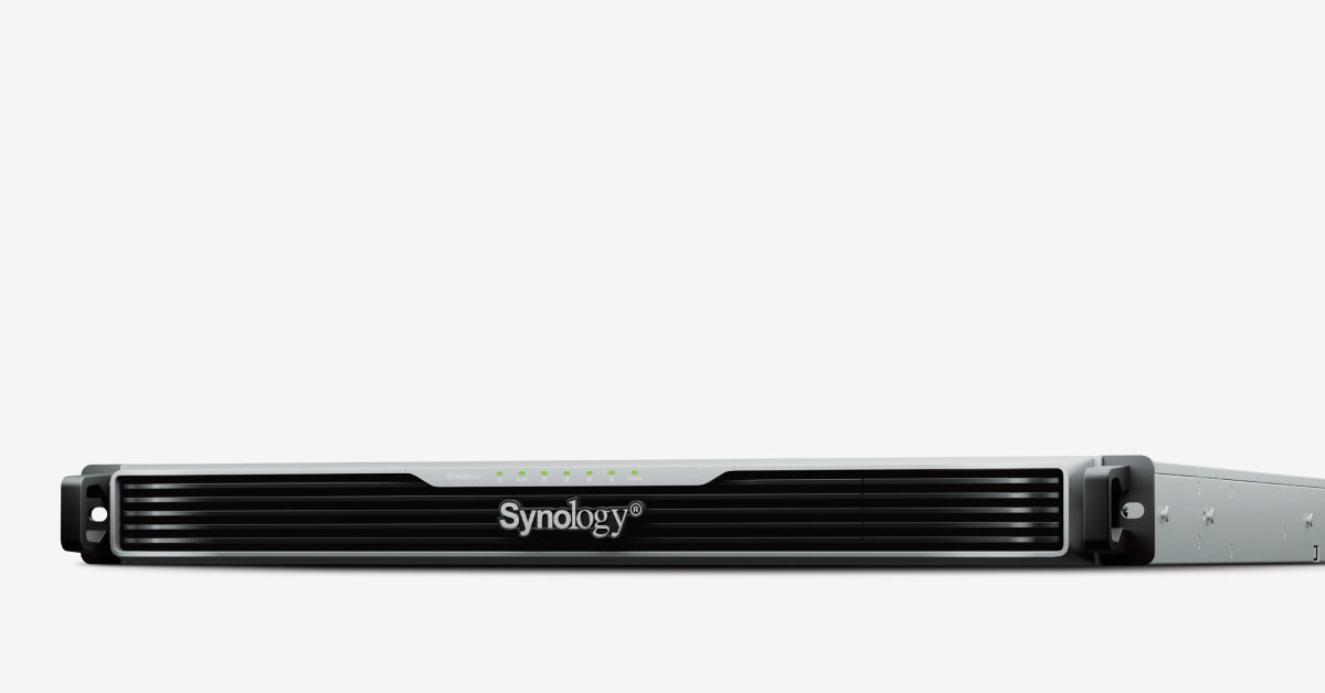 Synology RS1626xs+ 4 Bay Intel Xeon CPU; Dual 10GbE; up to 64GB memory.