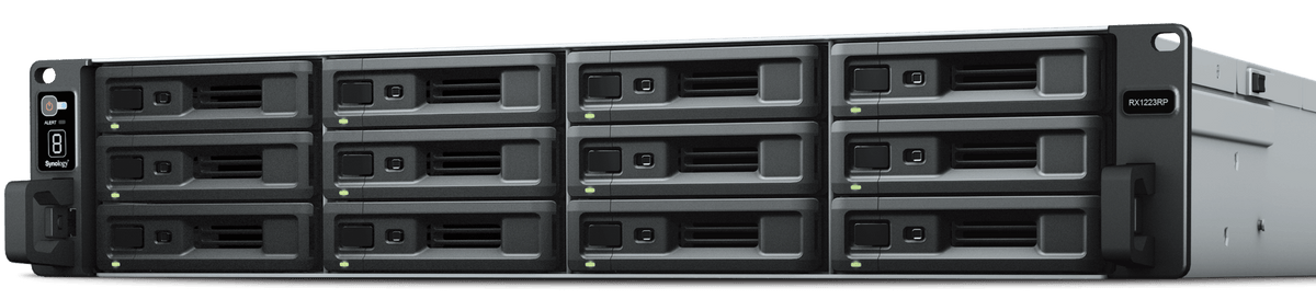 Synology RackStation 12 Bay Expansion Unit for: SA series:SA6400; 23 series:RS2423RP+; RS2423+ .
