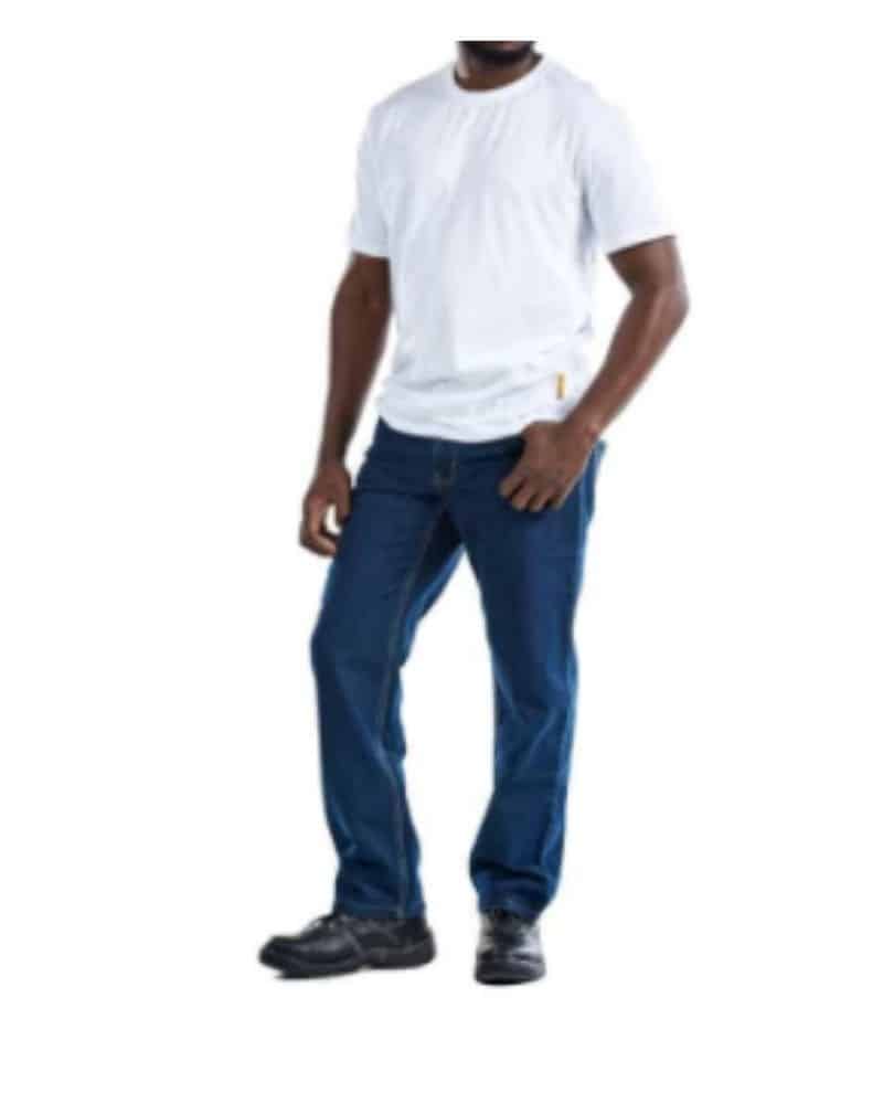 5 Pocket Indigo Jeans - Blue Size 28-38