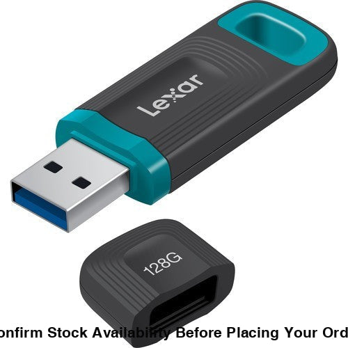 JumpDrive Tough 128GB USB3.0 Type A Flash Drive - Black & Turquoise