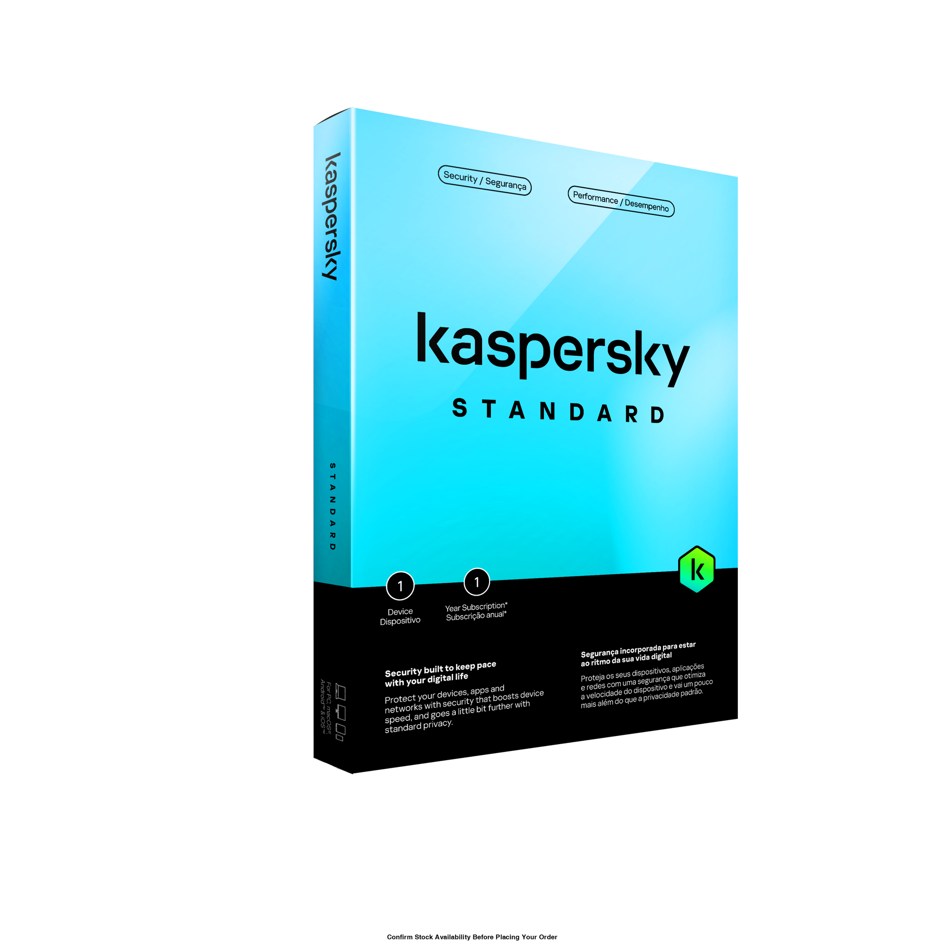 KASPERSKY STANDARD - DEVICE - 1 YEAR - PAP DVD - NO CD - Guards On Duty Shop