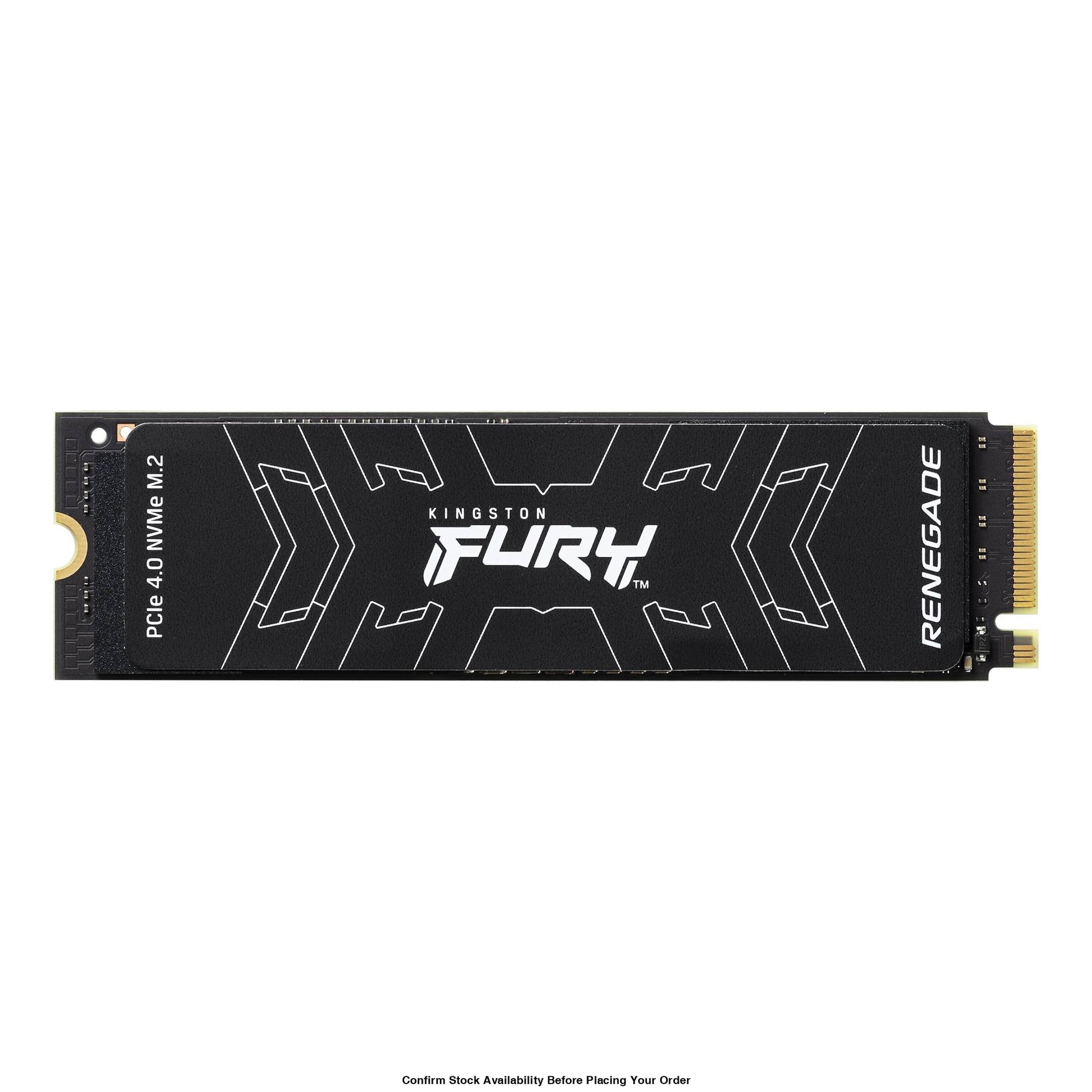 KINGSTON 4000G FURY RENEGADE PCIE 4.0 NVME M.2 SSD - Guards On Duty Shop