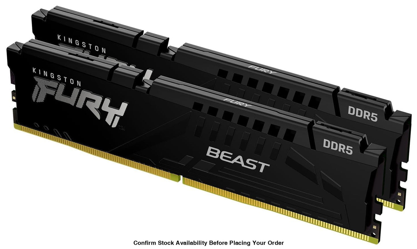 KINGSTON 64GB 5200MT/S DDR5 CL36 DIMM (KIT OF 2) FURY BEAST BLACK EXPO - Guards On Duty Shop