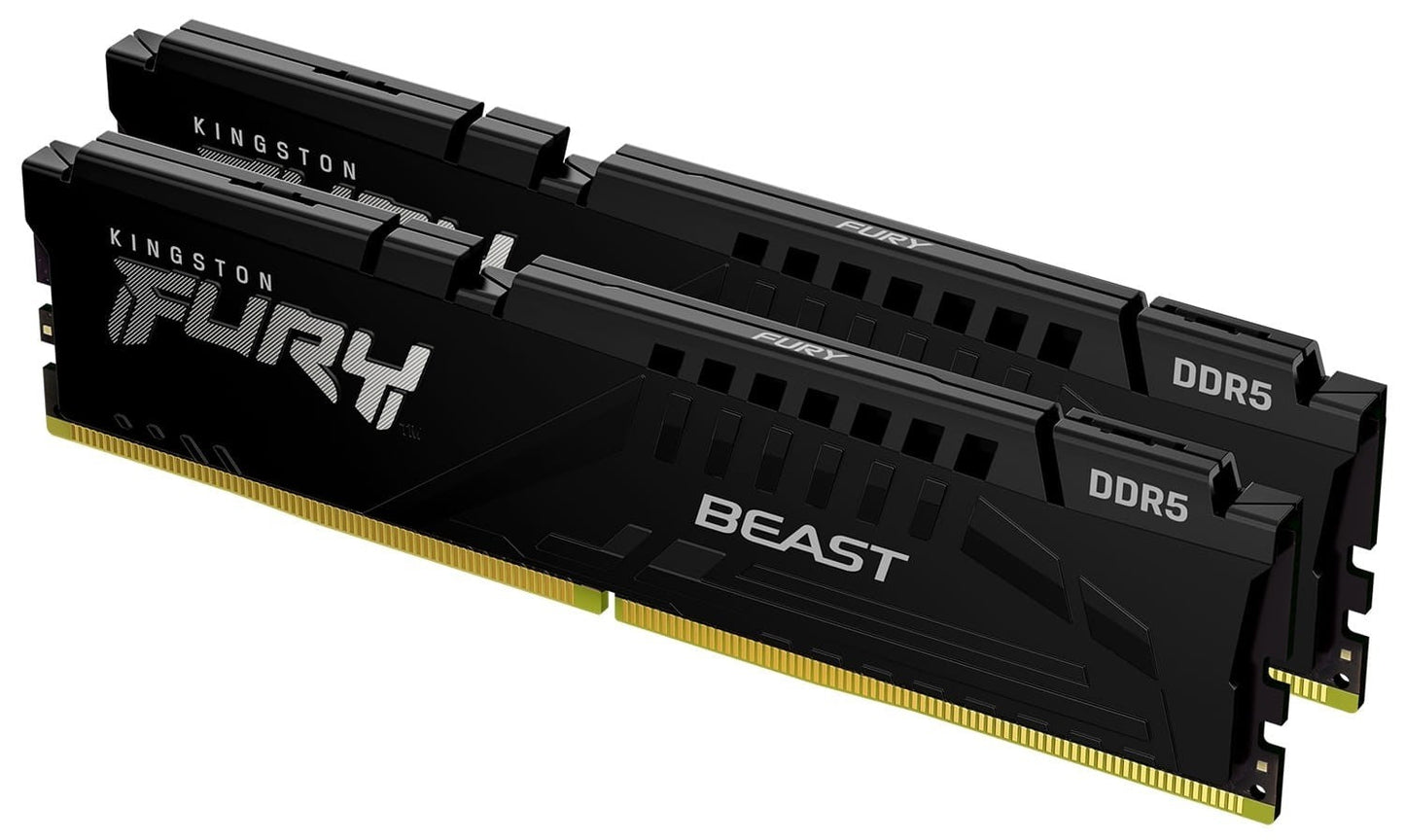 KINGSTON 64GB 5200MT/S DDR5 CL36 DIMM (KIT OF 2) FURY BEAST BLACK EXPO - Guards On Duty Shop