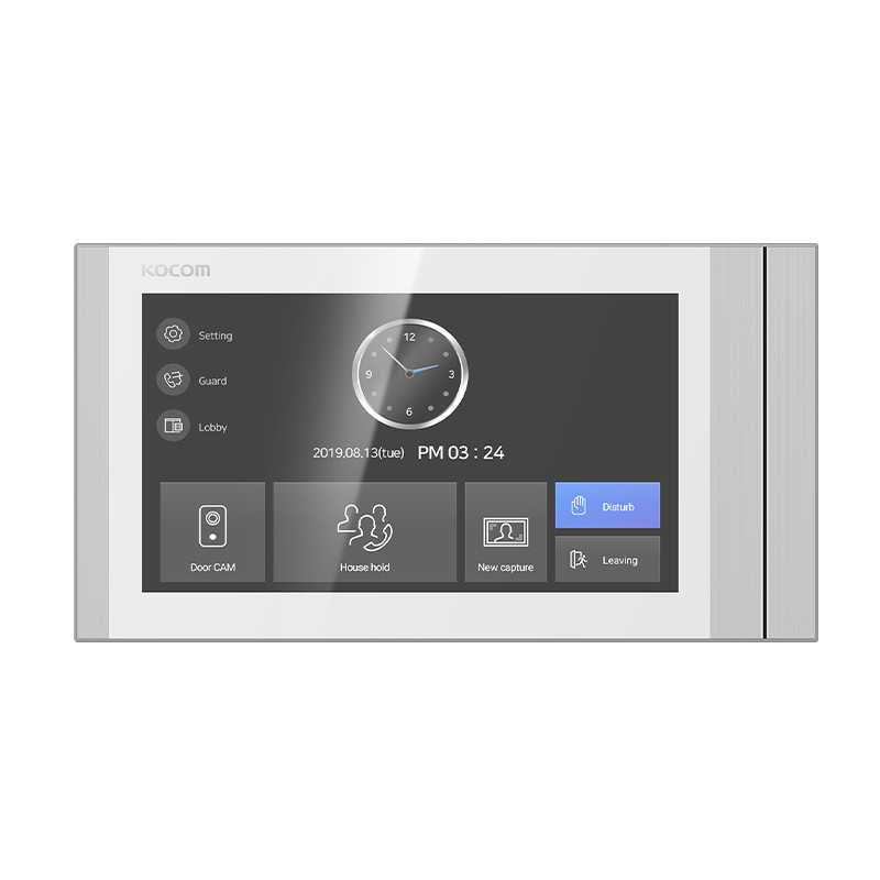 KOCOM 4 Wire Apartment 7" Monitor Only