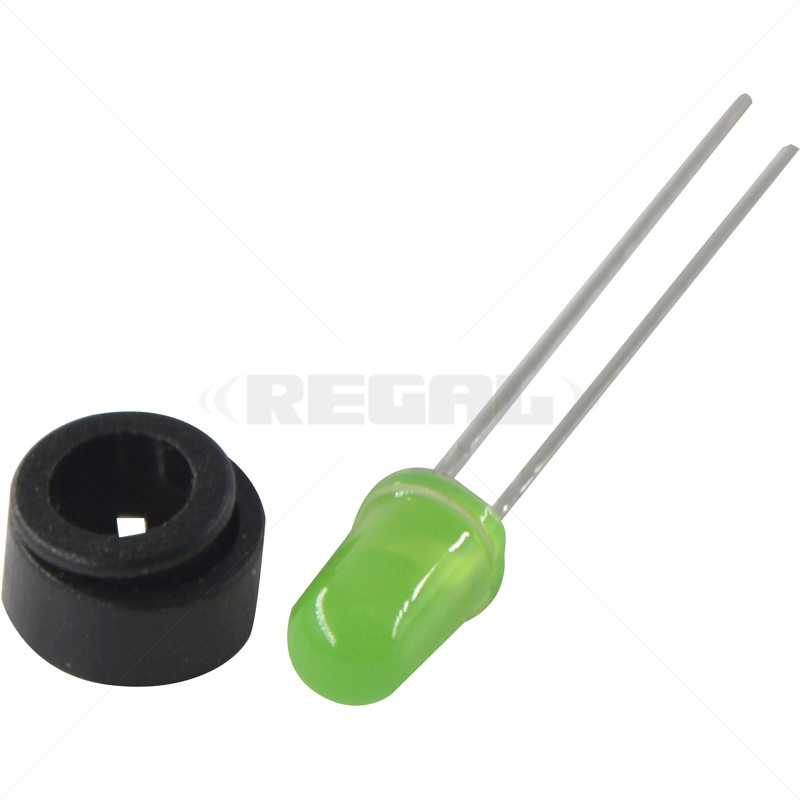 LED 5mm - Green / 10 (o Panic Buttons)