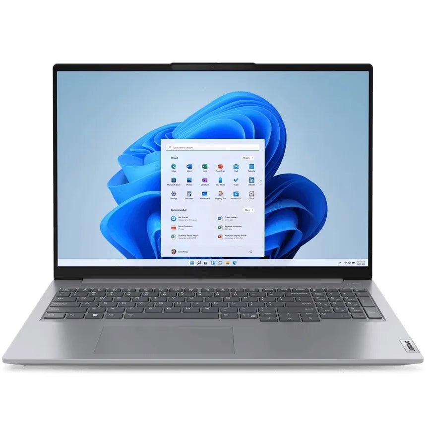 LENOVO 16" WUXGA (1920X1200) IPS 300NITS ANTI-GLARE, 45 NTSC, INTEL CORE I5-1335U, 10C (2P + 8E) / 12T, P-CORE 1.3 / 4.6GHZ, E-CORE 0.9 / 3.4GHZ, 12MB, 1X 8GB SO-DIMM DDR5-5200, 512GB SSD M.2 2242 PCIE 4.0X4 NVME, WINDOWS 11 PRO, ENGLISH, WI-FI 6, 11AX 2X - Guards On Duty Shop & Security Guards