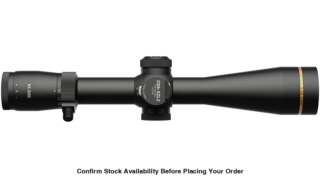 LEUPOLD SCOPE VX-5HD 3-15X44 GEN2 CDS-ZL2 S/F FIREDOT DUPLEX - Leupold Scope VX-5HD