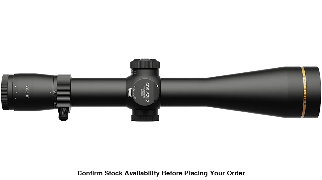 LEUPOLD SCOPE VX-5HD Gen 2 4-20x52 CDS-SZL2 Side Focus Illum FireDot Duplex - LEUPOLD SCOPE VX-5HD Gen 2