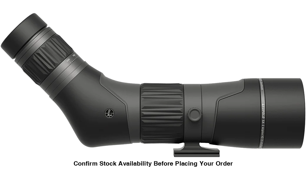 LEUPOLD SPOTTING SCOPE SX-2 ALPINE HD 20-60X60 ANGLED SHADOW GRAY - LEUPOLD SPOTTING SCOPE SX-2 ALPINE