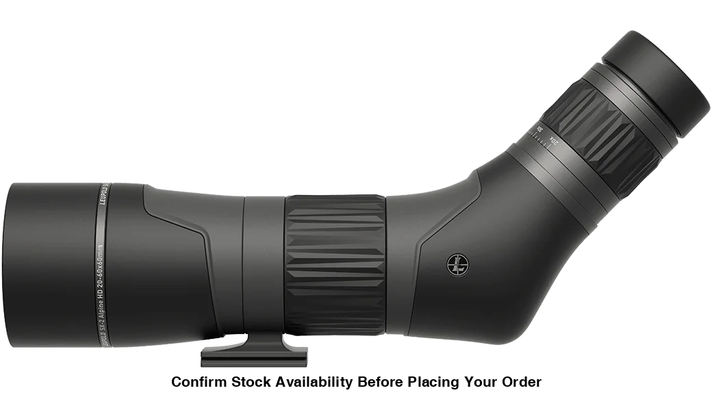 LEUPOLD SPOTTING SCOPE SX-2 ALPINE HD 20-60X60 ANGLED SHADOW GRAY - LEUPOLD SPOTTING SCOPE SX-2 ALPINE