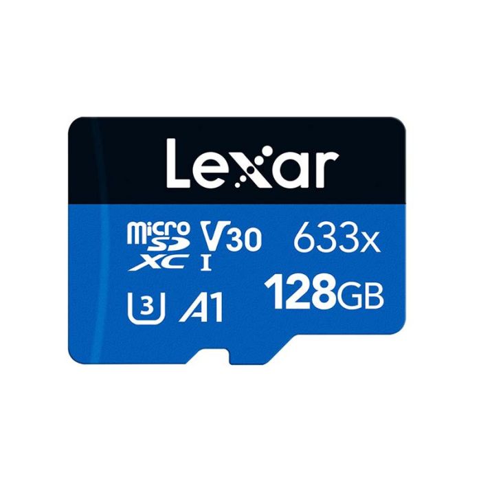 Lexar 128GB High-Performance 633x MicroSDXC UHS-I Cards