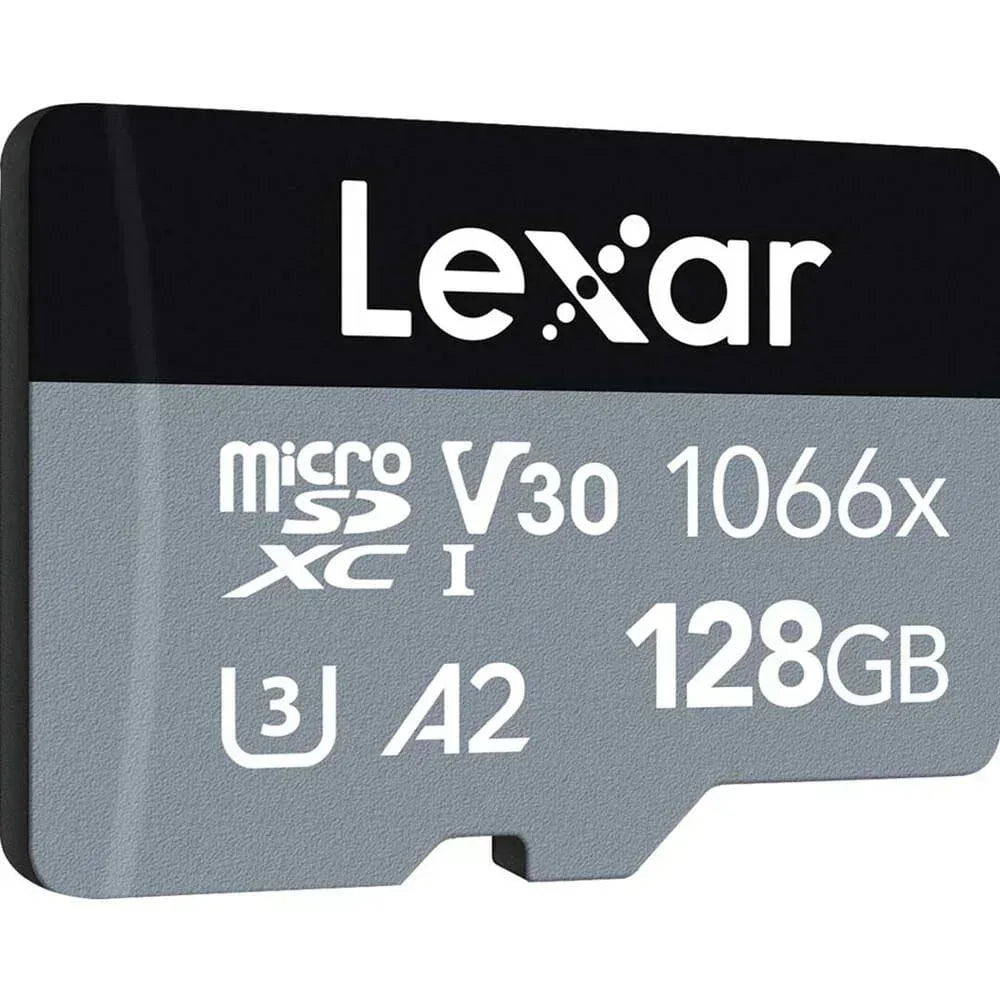 Lexar 128GB Professional 1066x UHS-I microSDXC Memory Card with SD Adaptor Guards On Duty Security