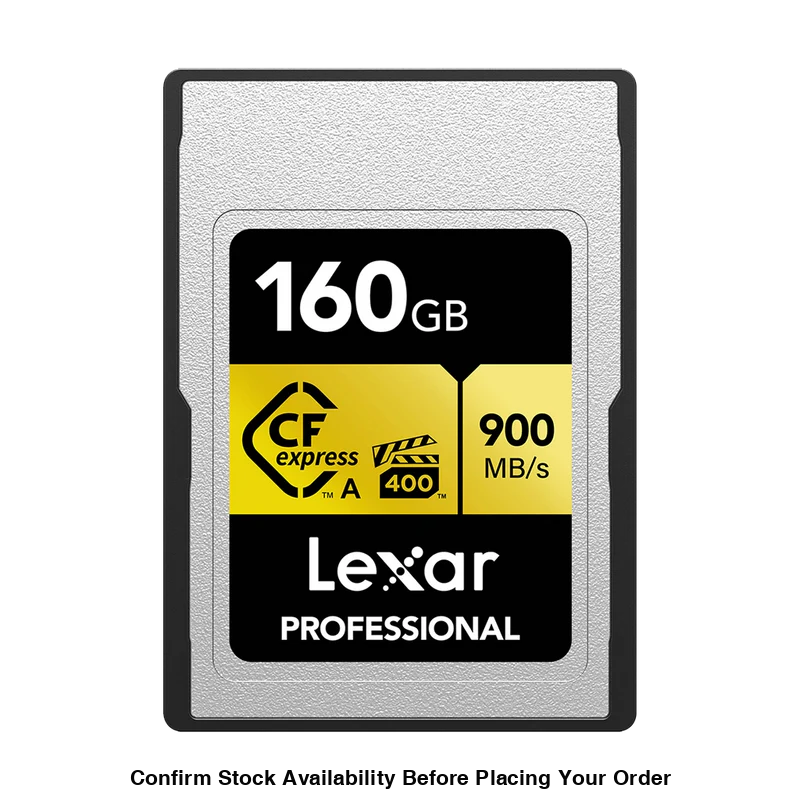 Lexar 160GB CF Express Type A - Gold Memory Card - Guards On Duty Shop